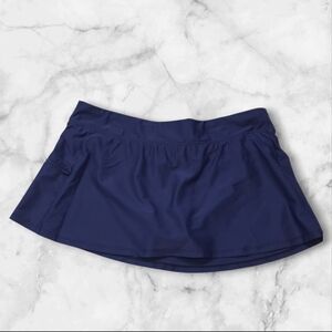 Kinesis Woman's Navy Blue Swim Bathing Suit Skirt Bottom Size Medium (M) D25